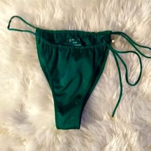 Sommer Swim Naomi Emerald Tie Side Bottom L